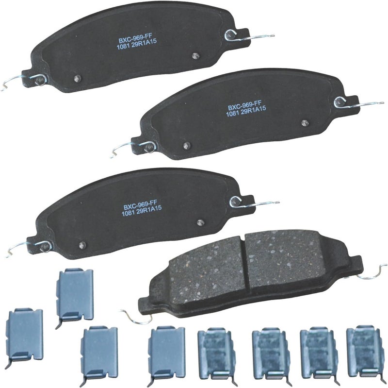 Bendix Premium SBC1081 Ceramic Front Brake Pads for Avanti Avanti 2007-2005, Ford Mustang 2010-2005 - Image 1